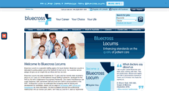Desktop Screenshot of bluecrosslocums.com
