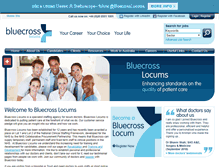 Tablet Screenshot of bluecrosslocums.com